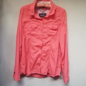 Craghoppers Womens Outdoor Adventure Shirt Size 8 Button Up Long Sleeve Pockets